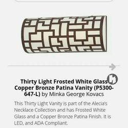 Kovacs 1 Light 5" Width ADA Compliant LED Bathroom Bath Bar in Copper Bronze 