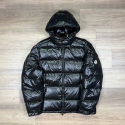 Moncler Maya Black Puffer Jacket size 6