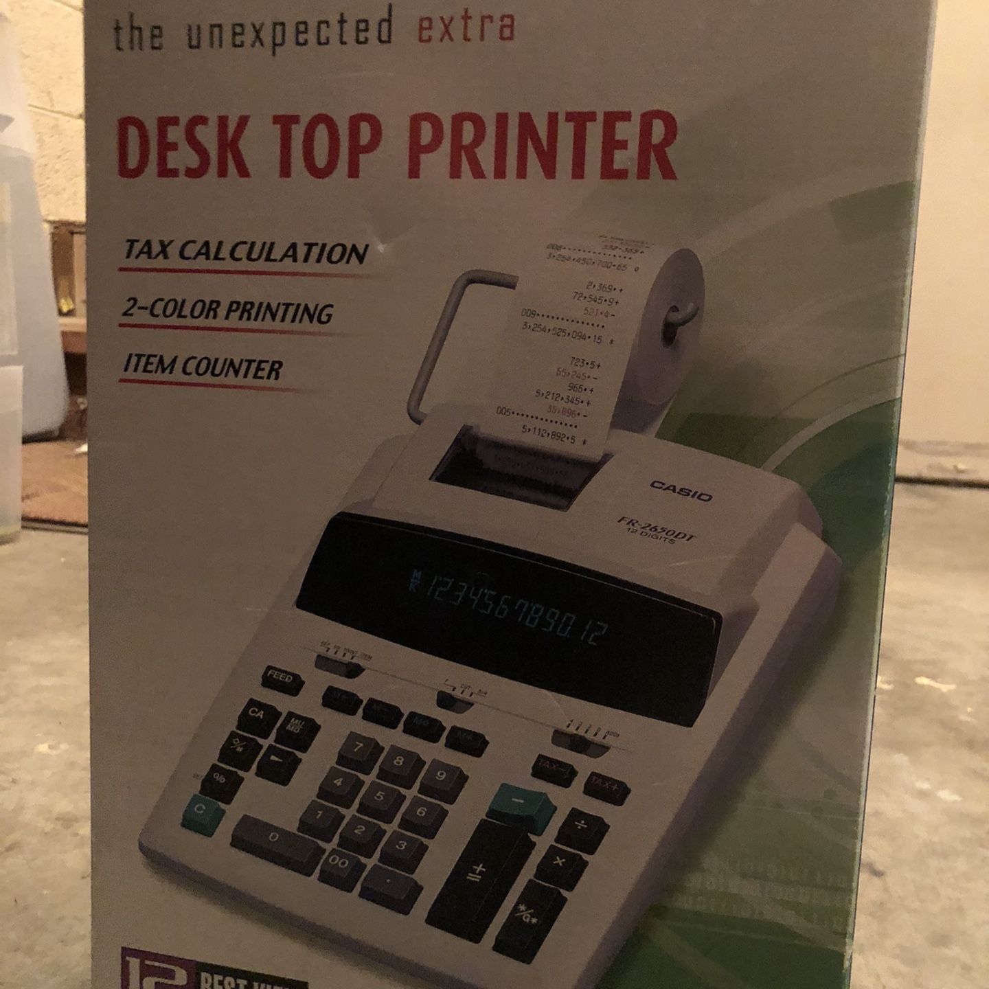 Casio Desktop Printer