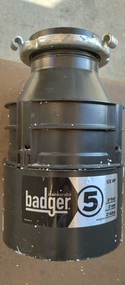  InSinkErator Badger 500 Garbage Disposal 1/2 HP (Slightly Used)
