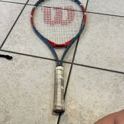 Blue And Red Wilson Racketball Racket