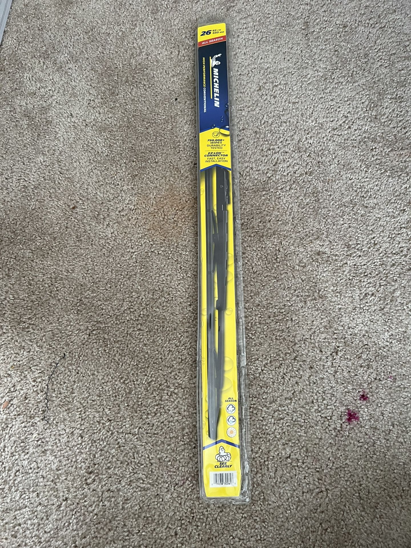 New single MICHELIN® High Performance 26" Conventional Windshield Wiper Blade