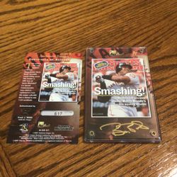 2001 Authentic Images 24K Barry Bonds Limited Edition 