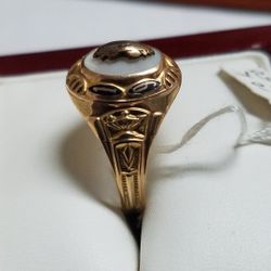 10k Yellow Gold 1957 Vintage Ring Size 9.5