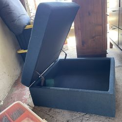 Blue Ottoman