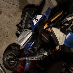 Razor electric dirt bike for kids