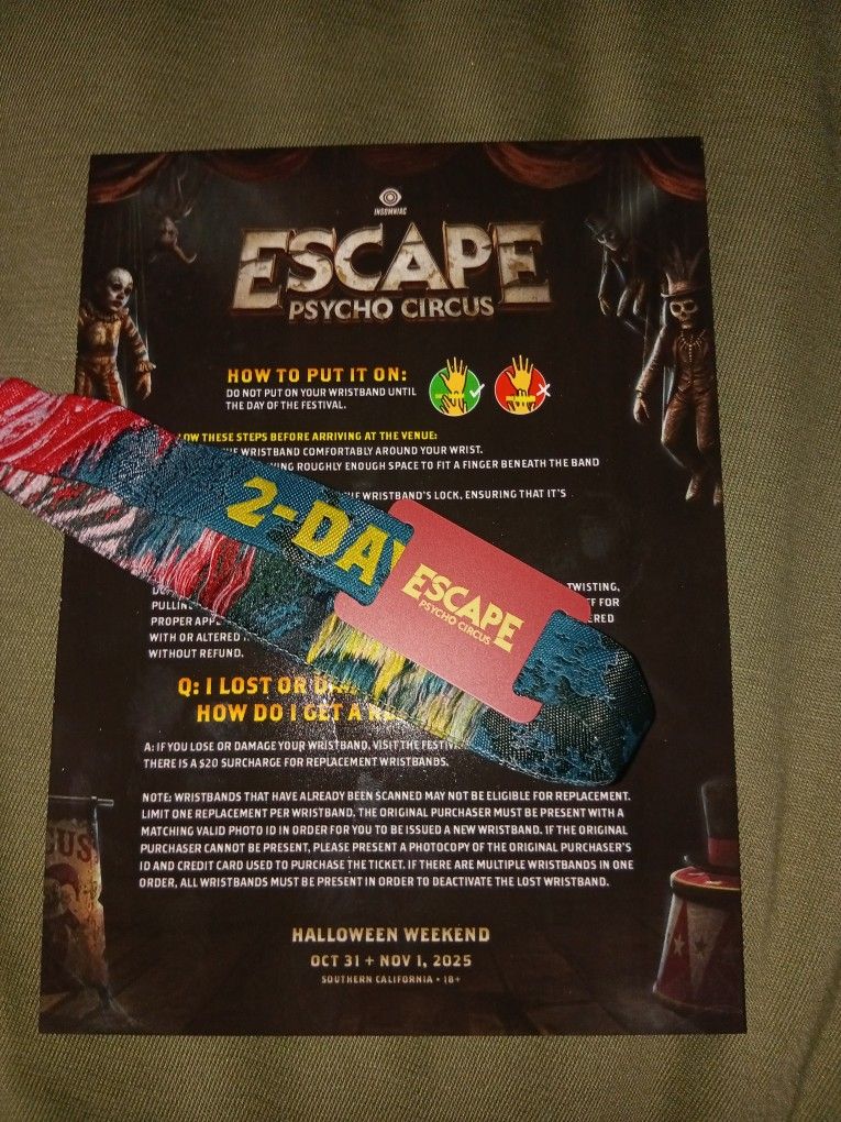 Escape 2025 2 Days