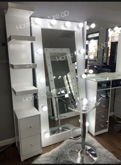 Vanity Set Hollywood Mirror LED Lights Makeup TableBrand New for Sale in  Chula Vista, CA - OfferUp