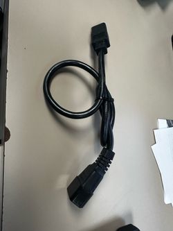 3, 4 and 5 feet C14 to C13 PDU Power Cord, UL Listed, Black