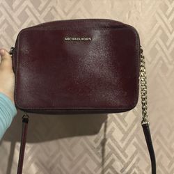 Burgundy Michael Kors 