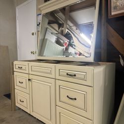 Free KraftMaid Bathroom vanity With Two Mirrors - Pick Up From Upland Only 