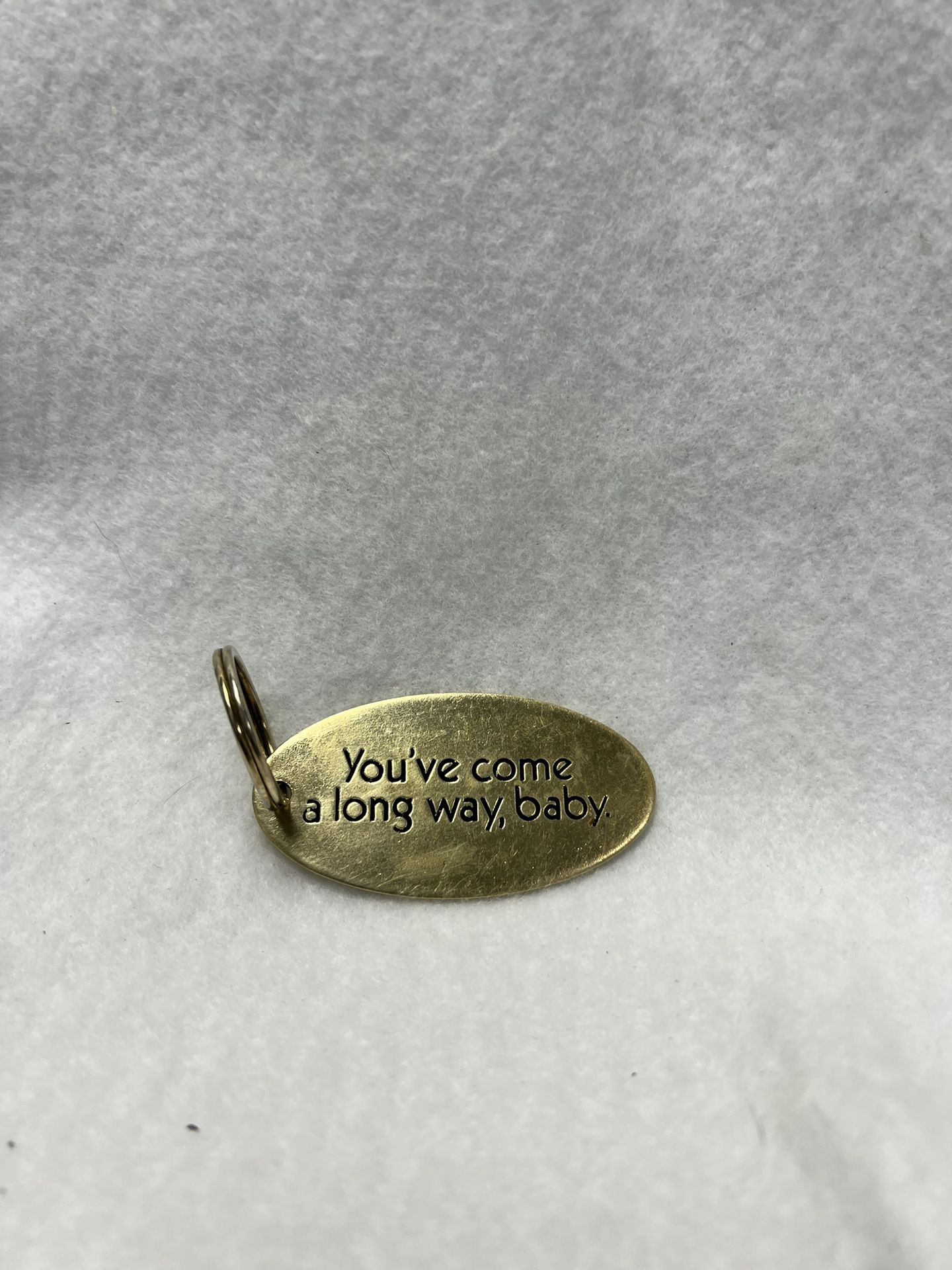 You’ve Come A Long Way, Baby” Virginia Slims Brass Vintage Keychain