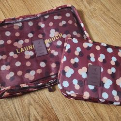 Travel Packing Cubes 6 Piece Plus Toiletry Pouch