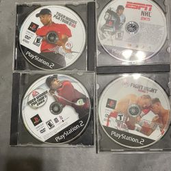 PS2 Bundle: Tiger Woods Golf; Boxing; Hockey Bundle