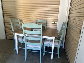 Heavy table and 4 chairs
