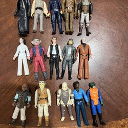 Vintage Star Wars 15 Action Figures 1(contact info removed) 