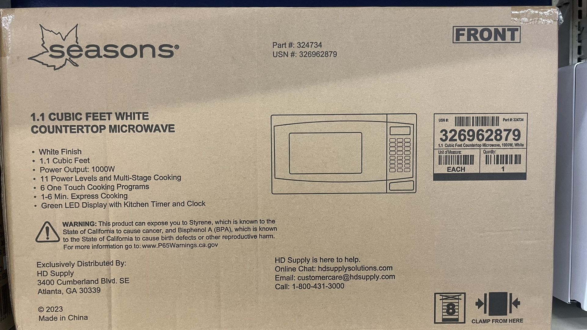 Seasons Microwave 