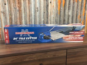 MARSHALLTOWN 24” Manual Tile Cutter – Ceramic Porcelain & Mosaic