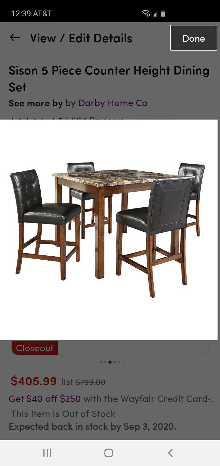kitchen dining table set