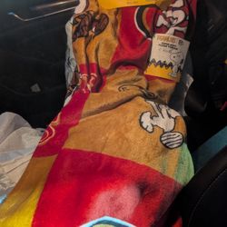 Queen Plush Blanket Backpack 