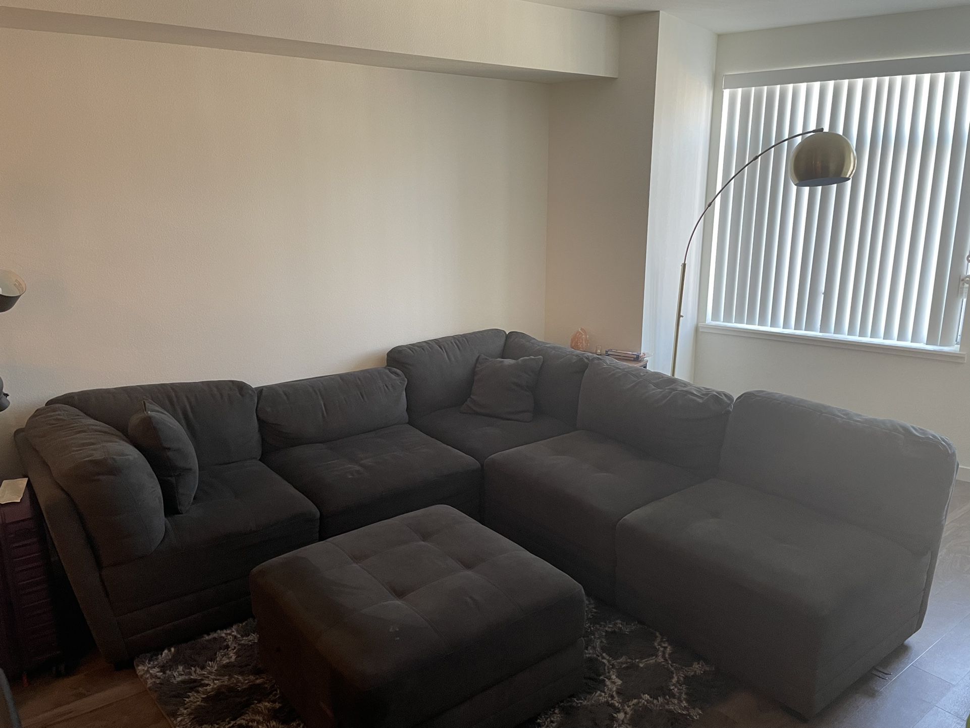 Dark Grey  Sectional Couch