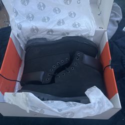 Black Nubuck Timberlands