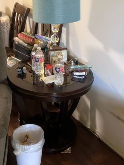 Wooden Living Room End Table