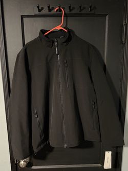 Calvin Klein Black Full-Zip Jacket - Size Large- New with tags