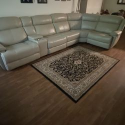 Leather Electrical Sectionals 