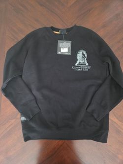 New Game of Thrones Studio Tour Black Crewneck - Size M