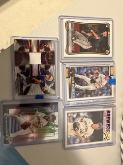 Jacob Misiorowski Milwaukee Brewers RC Card Lot