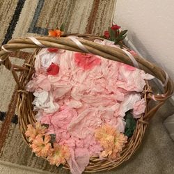 Fake Flower Basket