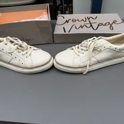 Crown Vintage Kalinda Comfort Womens Studded Studded Lace Up Sneakers Size 9.5 