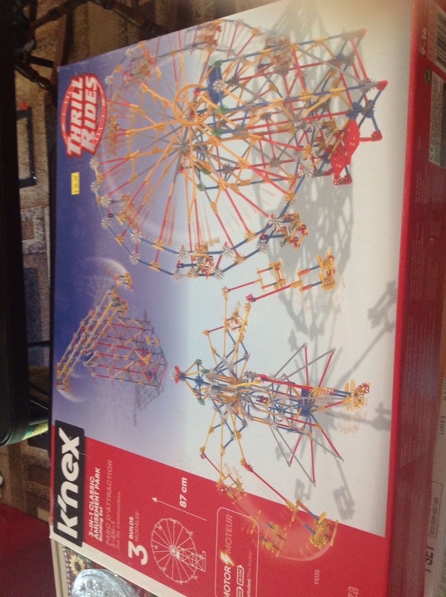 K'nex744 pieces Ferris Wheel