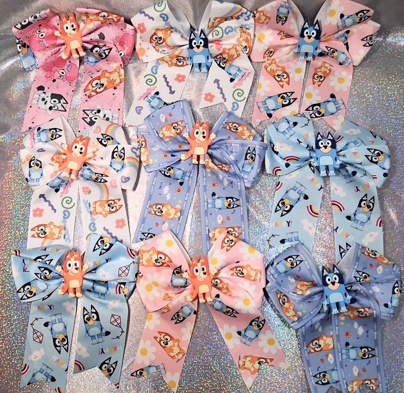 New Bluey Hair Bows - $3 Each or 2 For $5