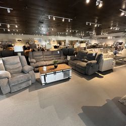 Manual Reclining Sofa And Loveseat