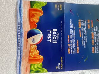 Baja Beach Festival 3-GA wristbands