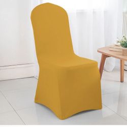 Banquet Spandex Chair Covers- Gold