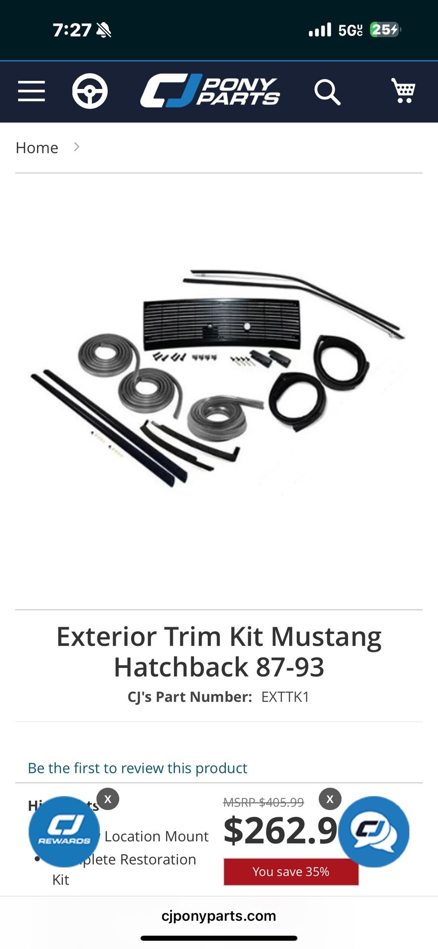 Mustang Parts For Hatch Back Door Handles Door Seal