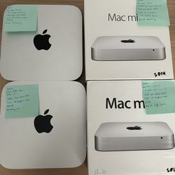 Mac Minis 2012 and 2014 Models