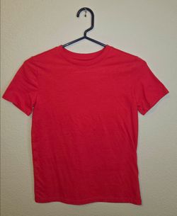 Cat & Jack - Boys - Medium (8/10) - Tech Performance Shirt - Short Sleeve - Polyester - Red