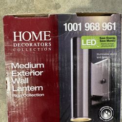 Exterior LED Wall Lights – Home Depot – 9 Total (7 New) – Modern – Cheap