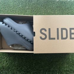 Gray Slate Yeezy Slides