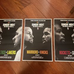 NBA - NBC Peacock Sunday Night Basketball Poster