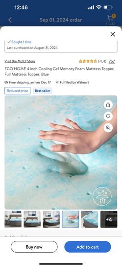 Memory Foam Mattress, FULL Size