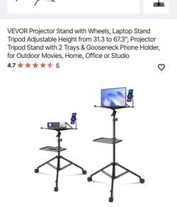 Projector Stand with Wheels
