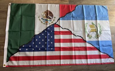 Usa Guatemala Mexico flag size 3'×5'