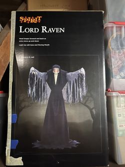 Spirit Halloween Lord Raven Animatronic 