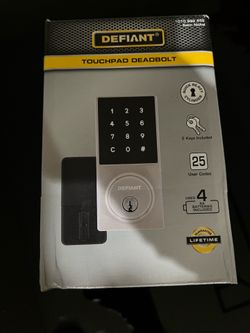 Touchbold deadbolt