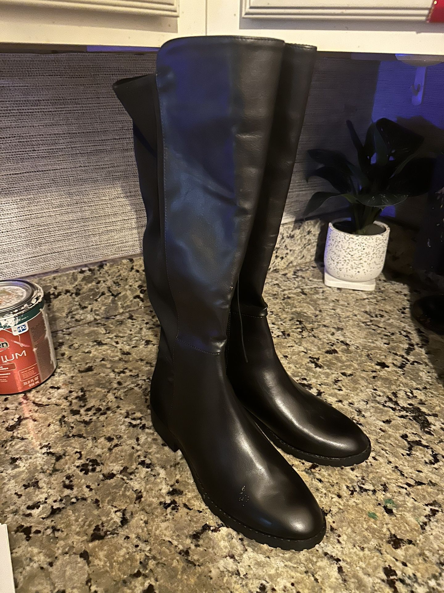 Brand New With Tags Black Boots
